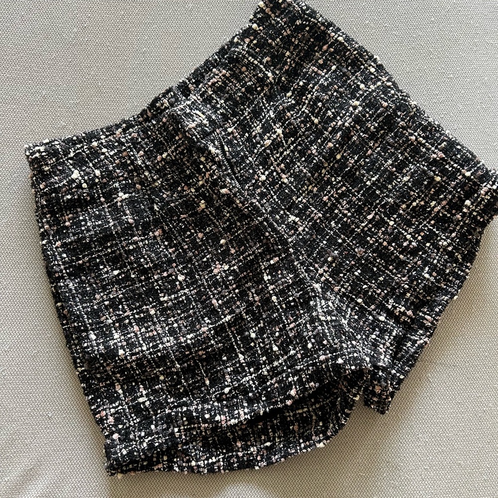 Girly Tweed High Waisted Shorts